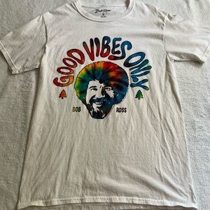 vintage bob ross tee size small